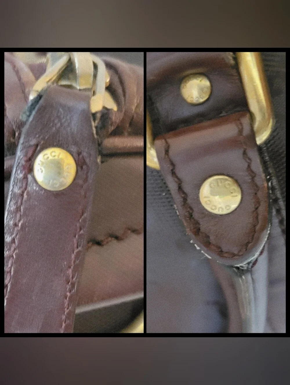 Gucci GG Imprime Medium Joy Boston Bag Bordeaux Monogram